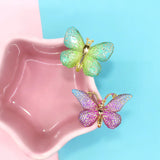 60pcs Multicolor Butterfly Resin Cabochons for DIY Jewelry Findings