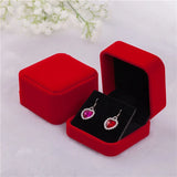 Multicolor Blocked Jewelry Package Box Ring Stud Earrings Jewelry Organizer Stor