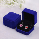 Multicolor Blocked Jewelry Package Box Ring Stud Earrings Jewelry Organizer Stor