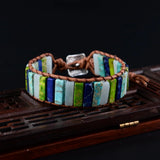 Multicolor Stone Boho Wrap Bracelet - Power Jewelry