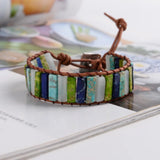 Multicolor Stone Boho Wrap Bracelet - Power Jewelry