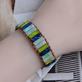 Multicolor Stone Boho Wrap Bracelet - Power Jewelry