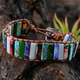 Multicolor Natural Stone Wrap Bracelet