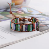 Multicolor Natural Stone Wrap Bracelet