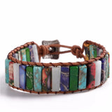 Multicolor Natural Stone Wrap Bracelet
