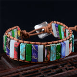 Multicolor Natural Stone Wrap Bracelet