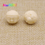 Multicolor Buddha Coral Bead DIY Bracelet Arts Crafts 14mm