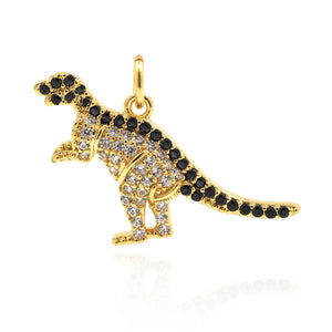 Multicolor Dinosaur Pendant Charms for Earring Making DIY