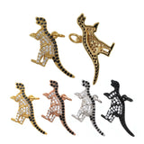 Multicolor Dinosaur Pendant Charms for Earring Making DIY