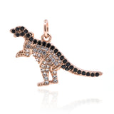 Multicolor Dinosaur Pendant Charms for Earring Making DIY