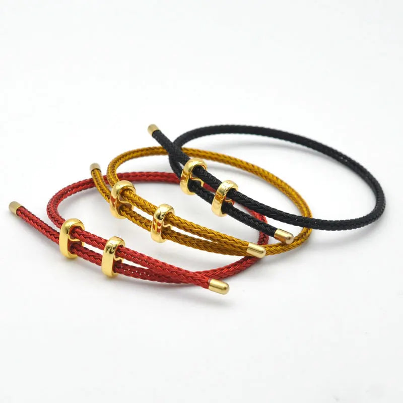 Multicolor Double Layer H Letter Bracelet