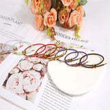 Multicolor Cord Double Layer Bracelet Adjustable Charm Bracelet