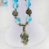 Multicolor Glass Beads Crystal Bracelet Bangles 6mm Jewelry for Women Girls