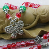 Multicolor Glass Beads Crystal Bracelet Bangle Hand Chain DIY Jewelry Making