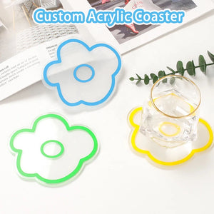 Multicolor Flower Coaster Animal Fruit Flowers Cup Mat