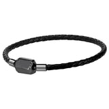 Multicolor Leather Ball Love Knot Bracelet Bangle