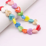 Heart Shape Ceramic Beads For Jewelry Making Necklace Bracelet 17x15mm