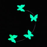 Multicolor Luminous Sequins Butterfly Ear Clip