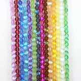 Moonstone Austria Crystal Glass Round Loose Beads 6/8/10/12MM 15Inch