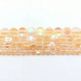 Moonstone Austria Crystal Glass Round Loose Beads 6/8/10/12MM 15Inch