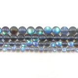 Moonstone Austria Crystal Glass Round Loose Beads 6/8/10/12MM 15Inch