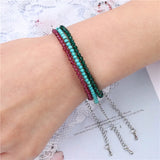 Multicolor Mini Beads 3MM Tiger Eye Bracelet for Men Women