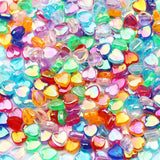 9mm Mixed Acrylic Heart Spacer Beads Jewelry Making DIY Charm Necklace Bracelet