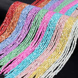 Multicolor Shell Bead Mother Of Pearl Cylinder Shape For Jewelry Making