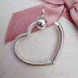 Multicolor O Shape Charm Dangle 925 Sterling Silver Pendant