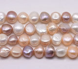 Multicolor Pearl Jewellery,10-11mm Baroque Natural Freshwater Pearl Loose Beads