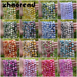 Multicolor Persian Jades Beads Natural Round Spacer Stone Beads