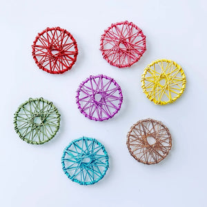 Multicolor Plated Round Wire Eardrop Accessories DIY 10pcs