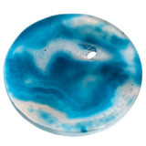 2 Pack Multicolor Polished Agate Slices Geode Stone Place Cards