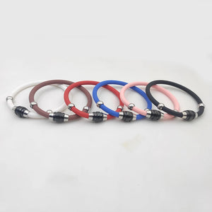 Multicolor Power 1500CC Negative Ions Titanium Steel Bracelet