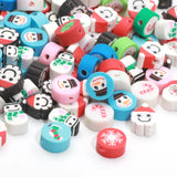 Christmas Theme Polymer Clay Beads for Jewelry Making