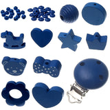 Multicolor Wooden Beads for Jewelry Making DIY