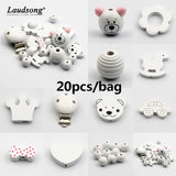 Multicolor Wooden Beads for Jewelry Making DIY