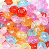 Multicolor Wheel Acrylic Beads For Jewelry Making Bracelets Necklaces DIY