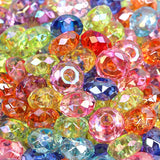 Multicolor Wheel Acrylic Beads For Jewelry Making Bracelets Necklaces DIY