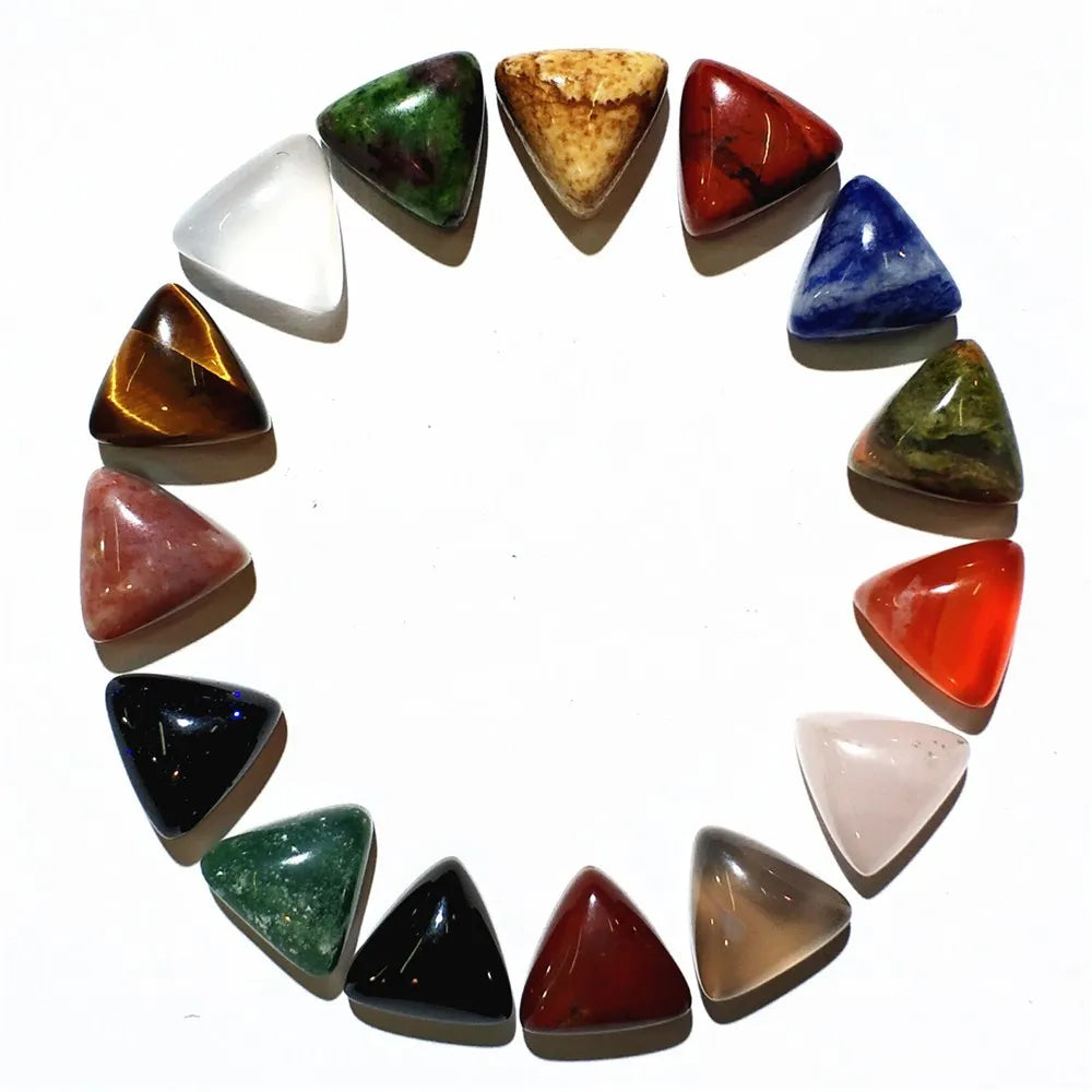 Multicolor Agates Jewelry 30pcs DIY Ring Face Fortite Accessories