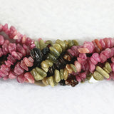 Watermelon Tourmaline Stone 5-7mm Gravel Loose Beads 15inch