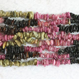 Watermelon Tourmaline Stone 5-7mm Gravel Loose Beads 15inch