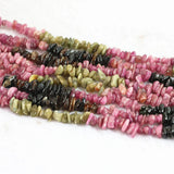 Watermelon Tourmaline Stone 5-7mm Gravel Loose Beads 15inch