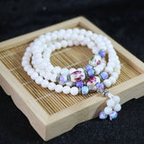 Multicolor Porcelain Stone Beads 6mm 108 Round Loose Beads Strand