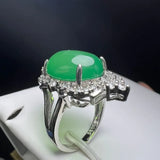 Agate Finger Ring Charm Rings Adjustable Copper Stone Ring
