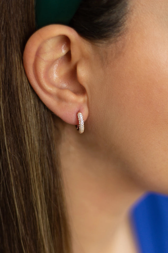 Rainbow Hoop Earrings 925 Sterling Silver Fine Jewelry Gift