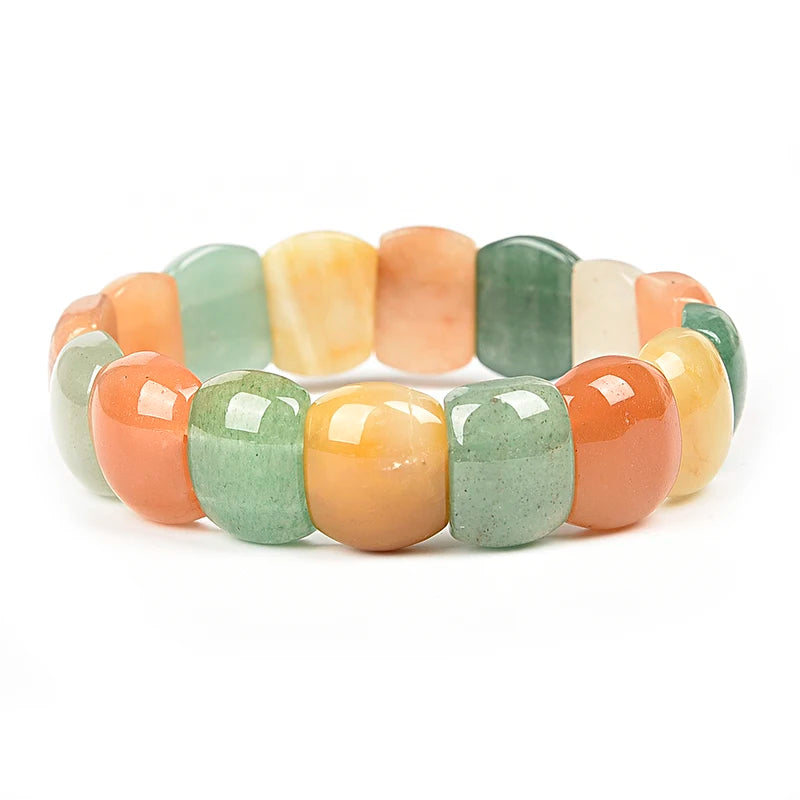 Multicolored Candy Bracelet Set - Seven-Colorful Stone Bracelet