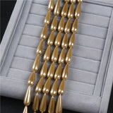 Water Drop Shell Pearls Tear Earrings Pendant DIY Jewelry Loose Beads