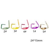 Multicolors Plated Stud Earrings Hook Accessories DIY Jewelry Components