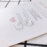 Multicolor Acrylic Petal Earring Charms 20pcs